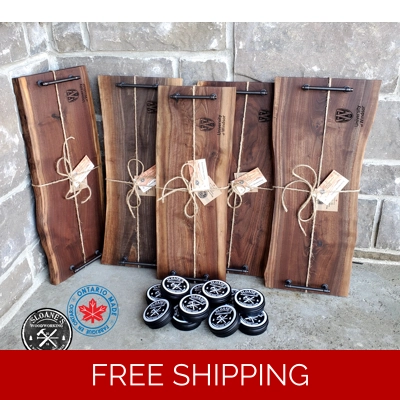 Wholesale Live Edge Walnut Charcuterie Boards